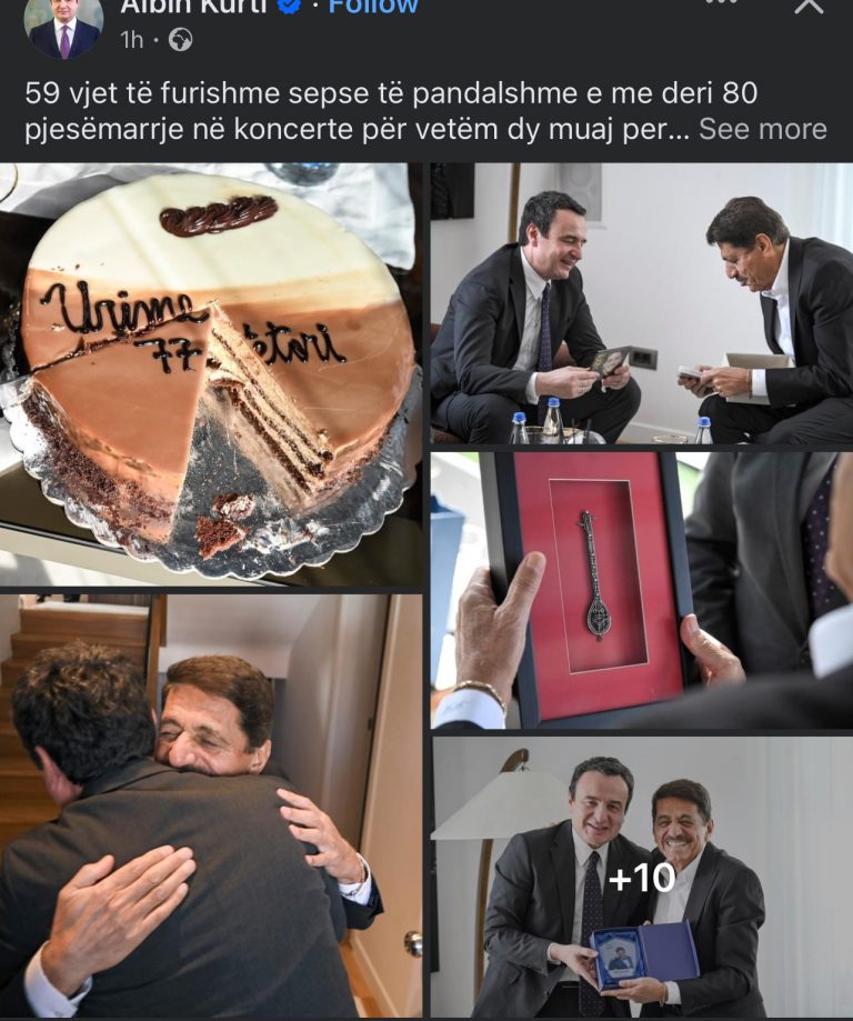 Kryeministri Kurti i shkon për vizitë “Oligarkut të Muzikës”…