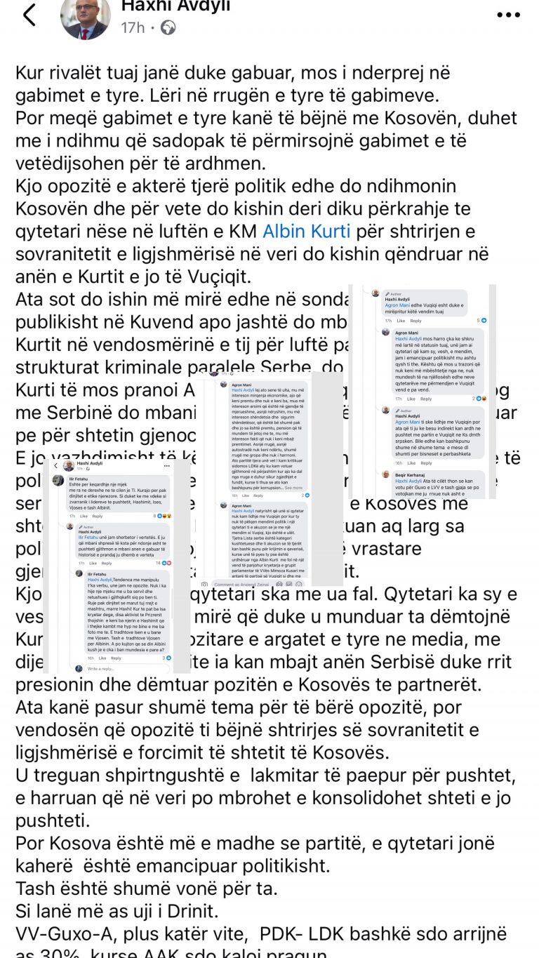 Dr.Haxhisë, ”…ju jeni SERVILI i të gjitha partive”