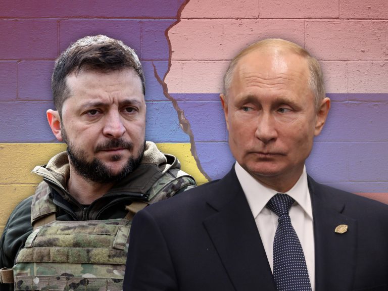 Putin nga distanca, ndërsa Zelensky dorë për dore me kandidatët për President të SHBA-së