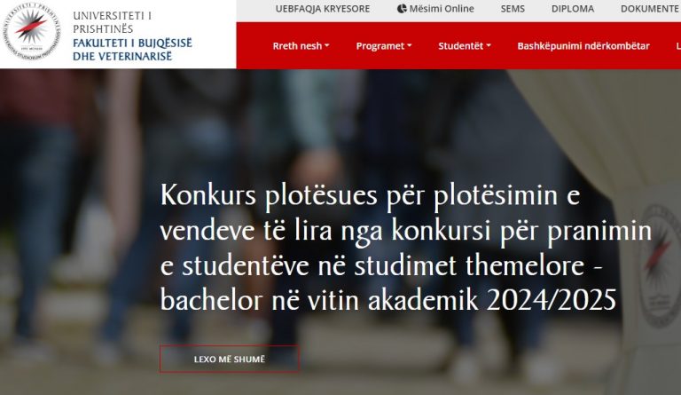 “Eksodi i të rinjve boshatis universitetet e Kosovës: Konkurs plotësues në Universitetin e Prishtinës për të plotësuar kuotat”