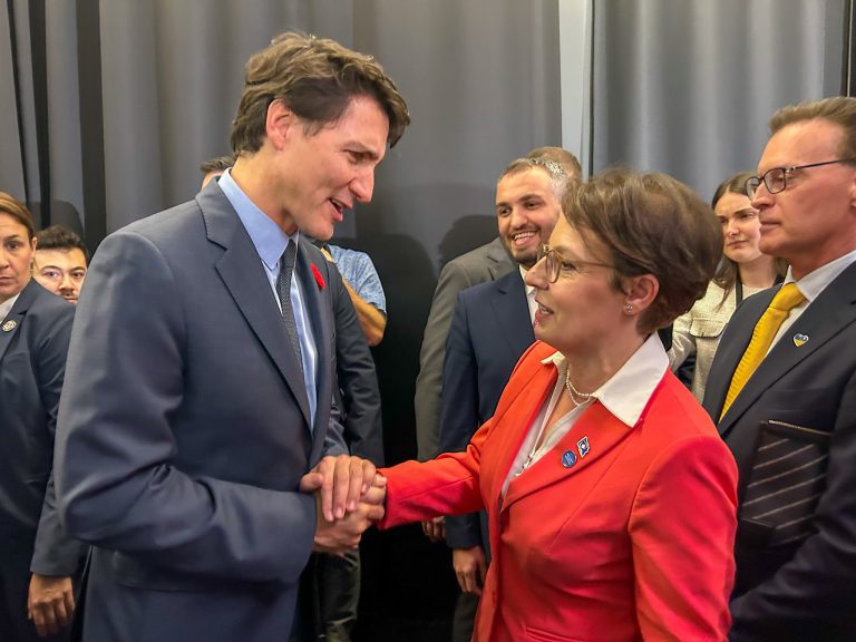 Gërvalla takoi kryeministrin e Kanadasë