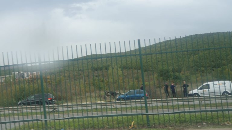 Video/ (Vet)aksident, te “Parku i Bizneseve”