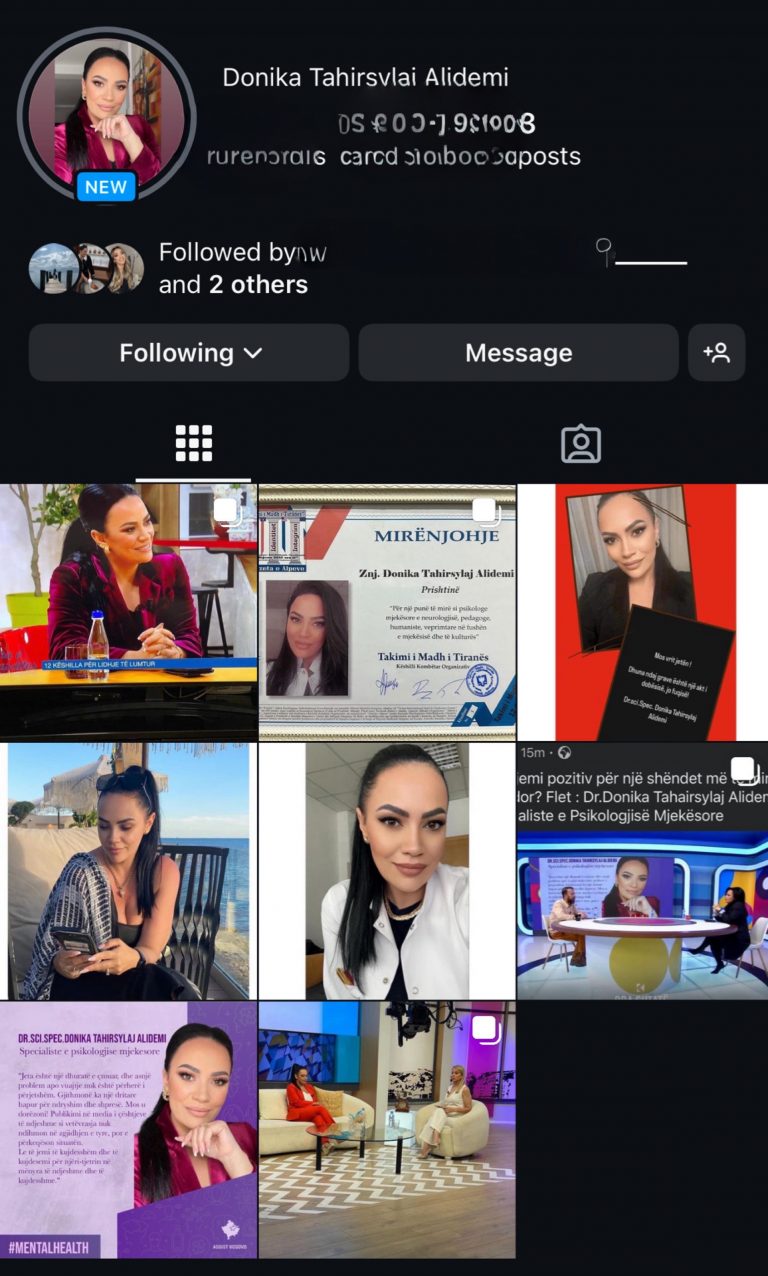 Rikthimi Inspirues i Specialistes Donika Tahirsylaj Alidemi: Një rrezatim në Botën e Psikologjisë Mjekësore!