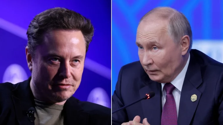 Elon Musk po mban kontakte të rregullta me Vladimir Putinin