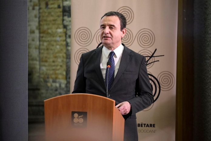 Kryeministri i Kosovës, Albin Kurti
