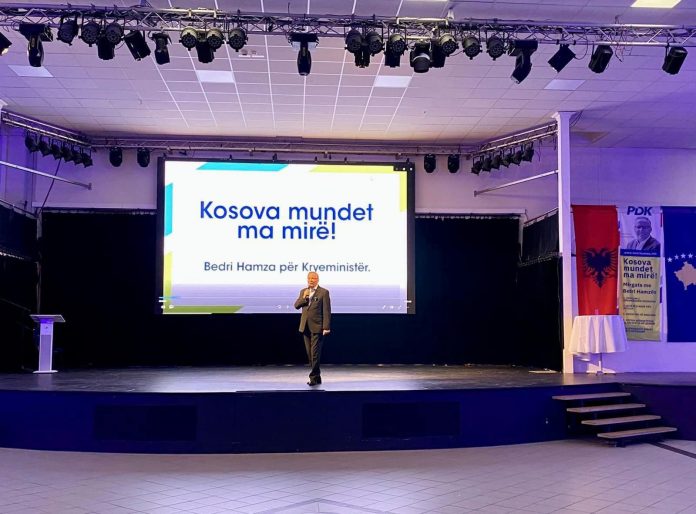 Kandidati i Partisë Demokratike të Kosovës (PDK) për kryeministër, Bedri Hamza