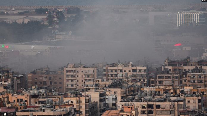 Sulmet izraelite në Bejrut të Libanit më 1 nëntor 2024.