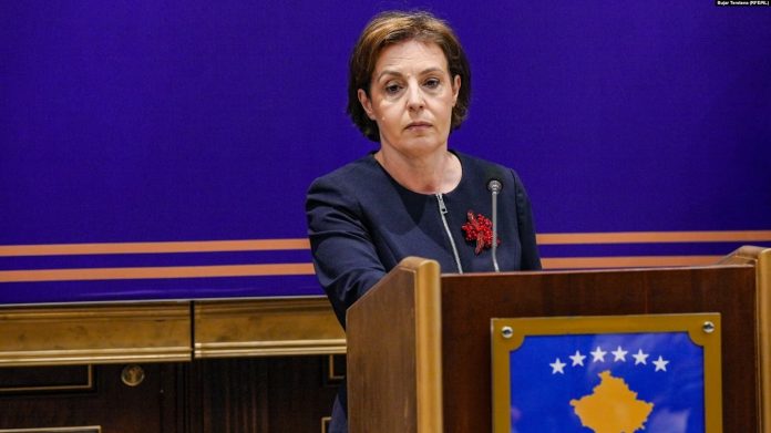 Ministrja e Jashtme e Kosovës, Donika Gërvalla.