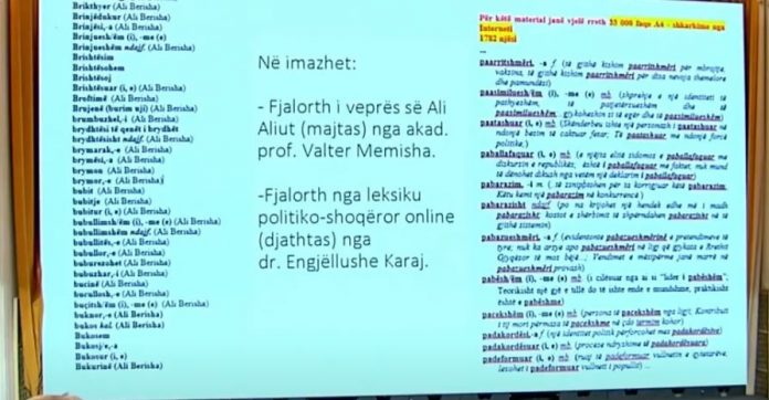 “Fjalori i madh i gjuhës shqipe”