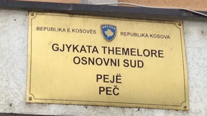 Gjykata Themelore në Pejë.