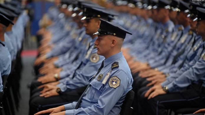 Ceremonia e diplomimit të policëve të rinj, korrik 2023.