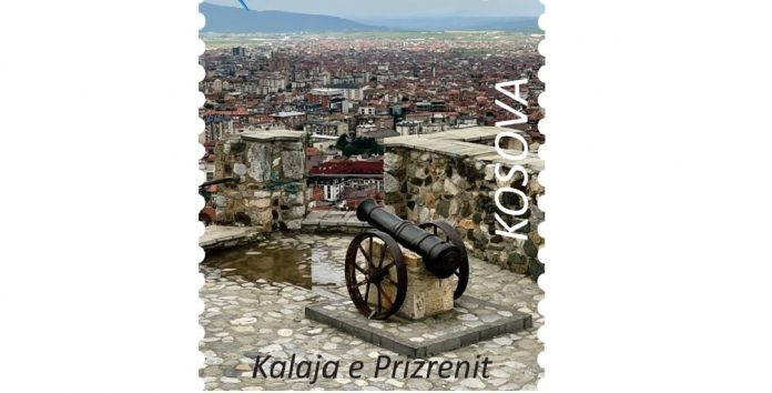 Kalaja e Prizrenit përjetësohet në pulla postare