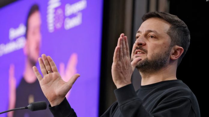Presidenti ukrainas, Volodymyr Zelensky.
