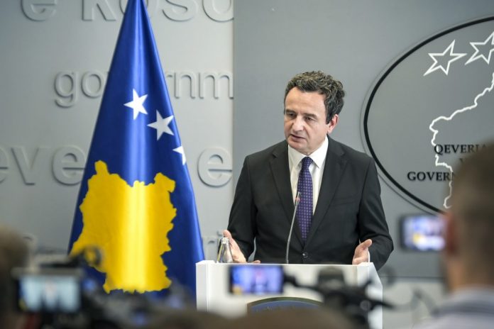 Kryeministri i Kosovës, Albin Kurti.
