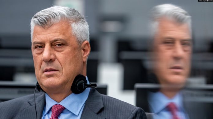 Hashim Thaçi para Gjykatës Speciale në Hagë.
