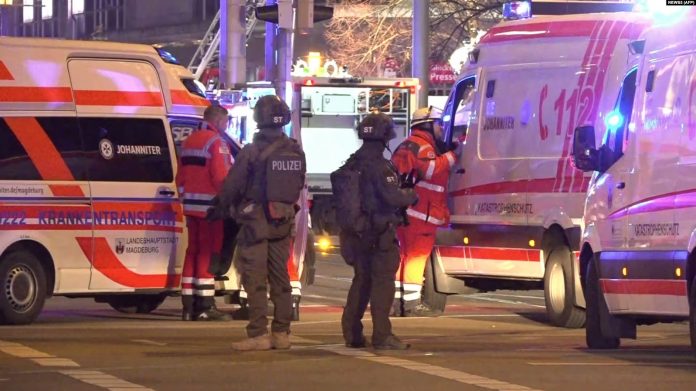 Zyrtarët policorë në zonën ku ka ndodhur incidenti.