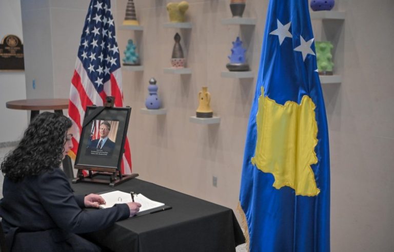 Osmani për Carter: Kosova do ta nderojë si kampion të lirisë