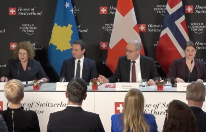Në Shtëpinë e Zvicrës në Davos është nënshkruar Marrëveshja për Tregtinë e Lirë mes shteteve anëtare të EFTA-s dhe Republikës së Kosovës.