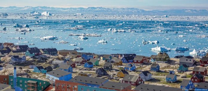 Qyteti Ilulissat në Groenlandë