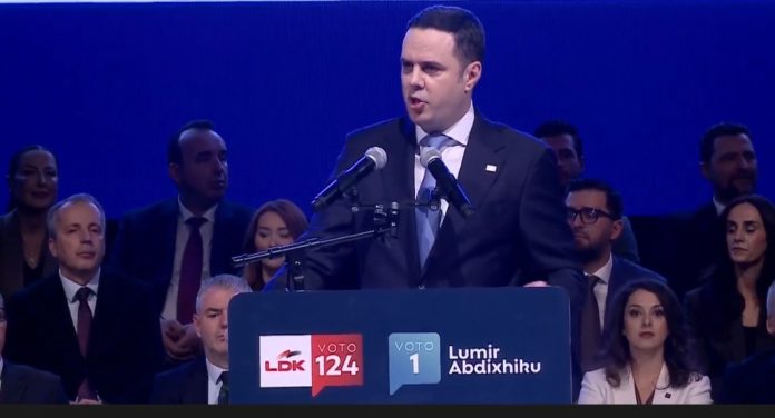 Kandidati për Kryeministër i Lidhjes Demokratike të Kosovës (LDK), Lumir Abdixhiku
