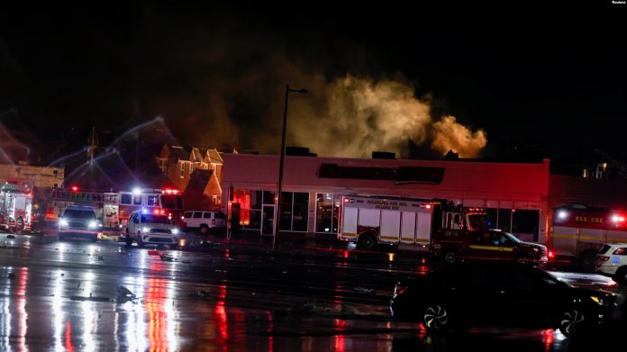 Pasojat e një aksidenti avioni në Filadelfia