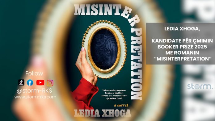 Ledia Xhoga, kandidate për çmimin Booker Prize 2025 me romanin “Misinterpretation”