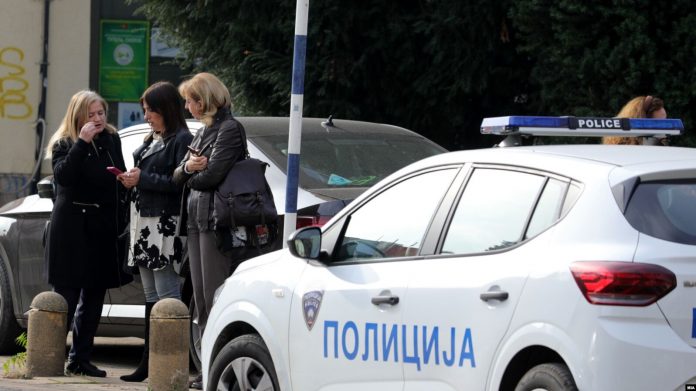 Një veturë e policisë maqedonase. (Fotografi ilustruese)