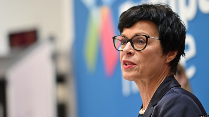 Komisionarja për Zgjerim, Marta Kos.