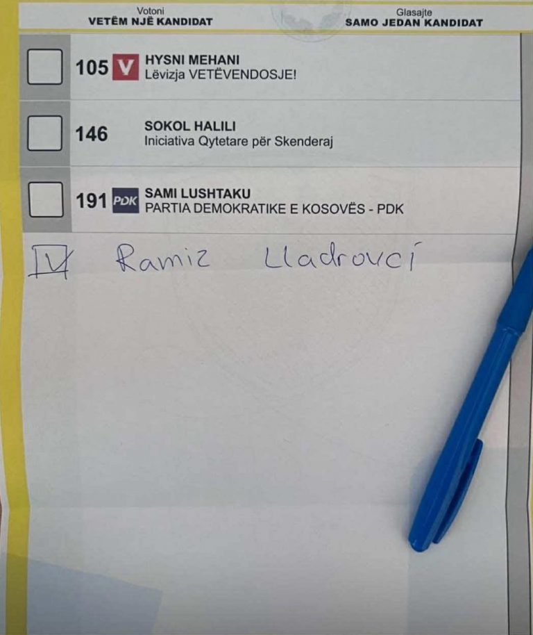 ‘Lladrovcin e duam edhe këtu!’ – Votë e pazakontë në Skenderaj përkundër listës