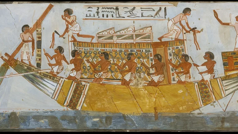 Arkeologët zbulojnë varkën e festave, 2,000 vjet e vjetër në afërsi të Aleksandrisë