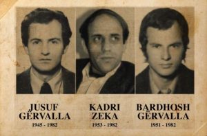 Jusuf e Bardhosh Gërvalla dhe Kadri Zeka