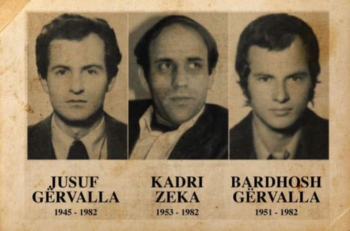 Jusuf e Bardhosh Gërvalla dhe Kadri Zeka
