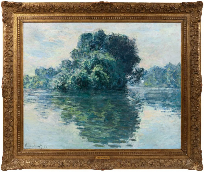 Piktura e Claude Monet, “Vétheuil në dritën e mëngjesit”